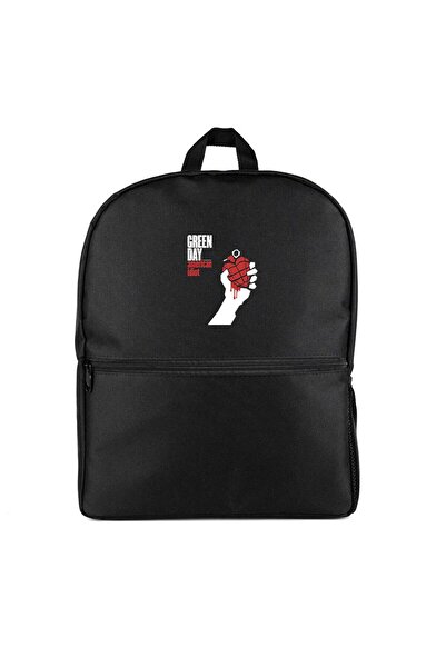 CrowsGate Green Day American Idiot Backpack Black Color