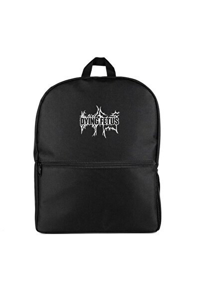 CrowsGate Dying Fetus Logo Backpack Black Color