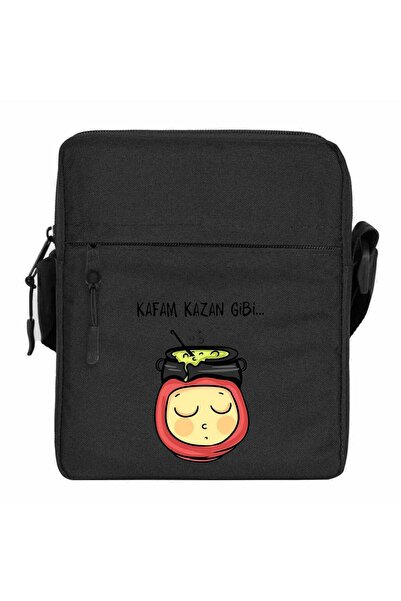 CrowsGate Kafam Like a Kazan Shoulder Bag Black Color