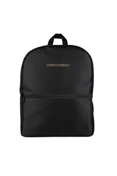 CrowsGate Rucsac Disturbed Text Culoare Neagră