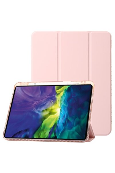 OEM Θήκη Βιβλίο Tri-Fold με Βάση Στήριξης για iPad Pro 13 (2024) - Ροζ