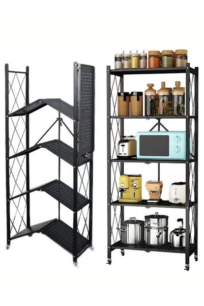 Generic Brand HOMESTAR 5 Tier Foldable Storage Shelves , Storage Racks Kitche...