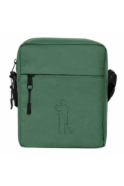 CrowsGate I'M Curious about Your Thoughts Shoulder Bag Green Color