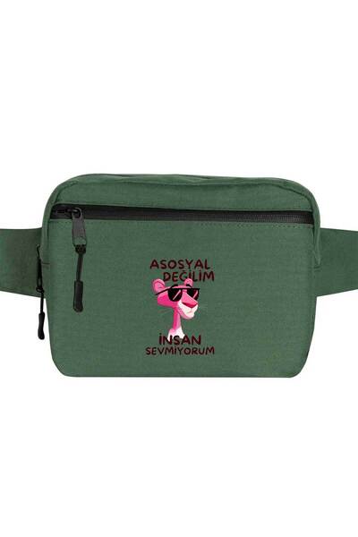 CrowsGate Its Okey Waist Bag Green Color