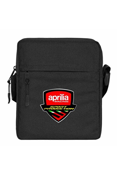 CrowsGate Aprilia Racing Logo torba za rame crne boje