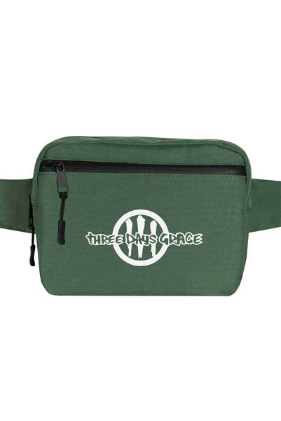 CrowsGate Three Days Grace Logo Backpack Green Color