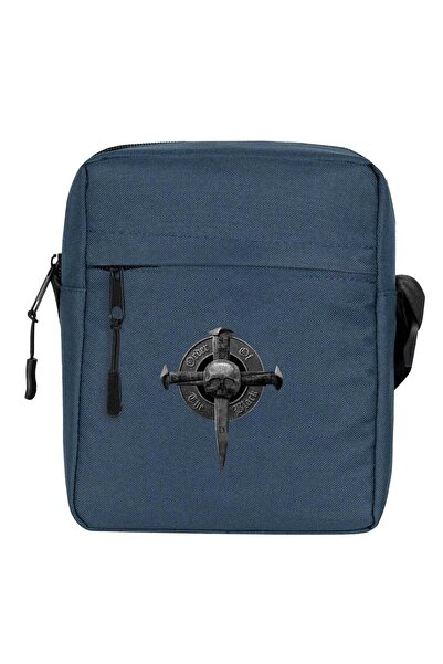 CrowsGate Black Label Society Order of The Black Geantă de umăr argintie Culo...