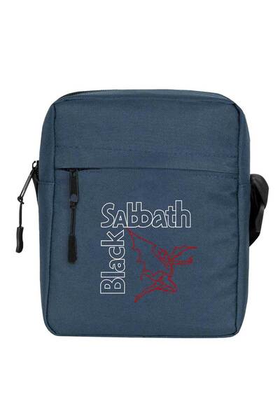 CrowsGate Geantă de umăr Black Sabbath Grim Reaper Culoare bleumarin