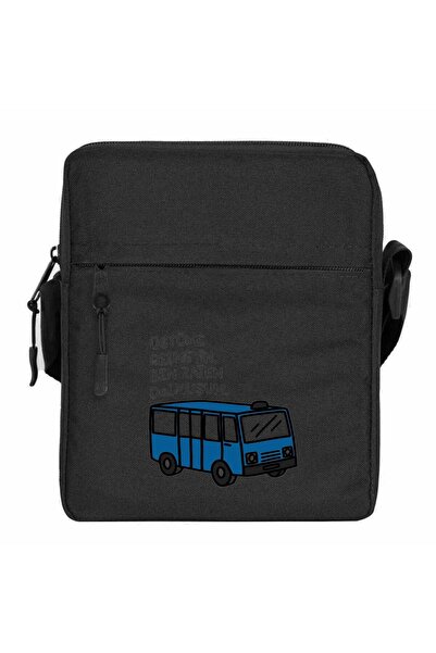 CrowsGate Dolmuşum Shoulder Bag Black Color