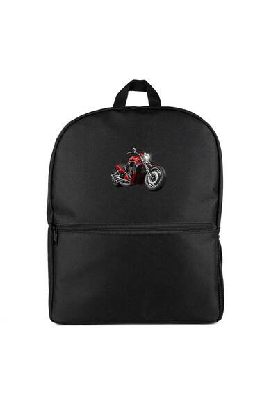 CrowsGate Chopper Cruiser Backpack Black Color