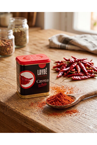 Laybe Ardei iute de Cayenne măcinat 75 g – cutie metalică