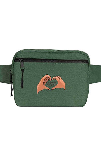 CrowsGate Ya Batıkaçaz Ya Çıkıcaz Geantă de talie Culoare verde
