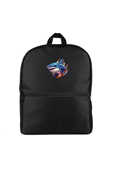 CrowsGate Rucsac Color Shark Culoare Neagră
