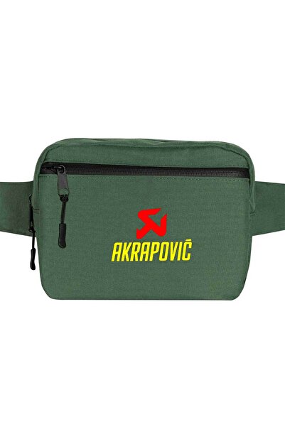 CrowsGate Akrapovic Waist Bag Green Color