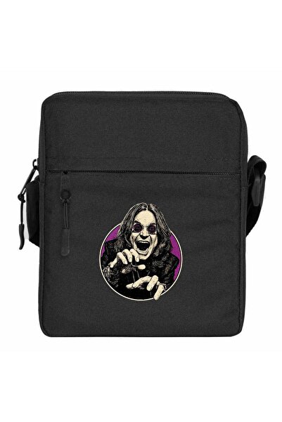 CrowsGate Geantă de umăr Ozzy Osbourne Portret Culoare Neagră