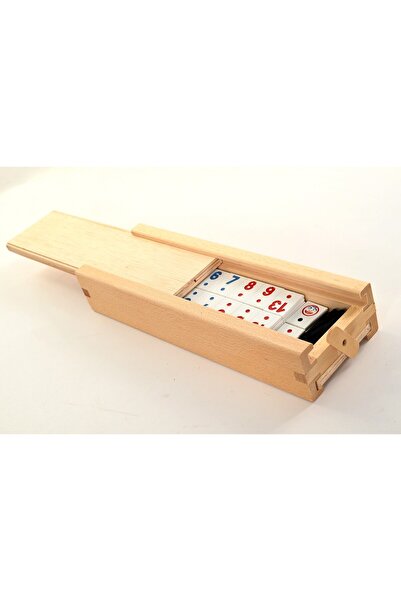 OEM Joc Rummy/Remy cu piese din plastic, cutie din lemn REBI PLUS