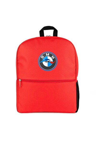 CrowsGate Bmw Gs Logo Backpack Red Color