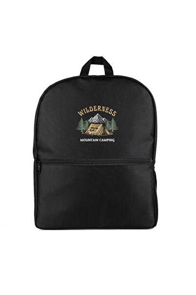 CrowsGate Mountain Camping Backpack Black Color
