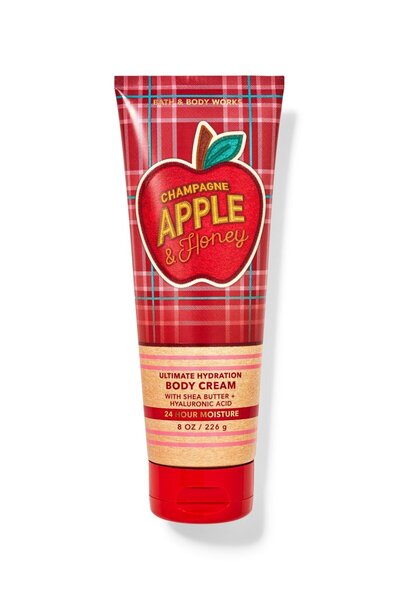 Bath and Body Works كريم الجسم بالشمبانيا والتفاح والعسل