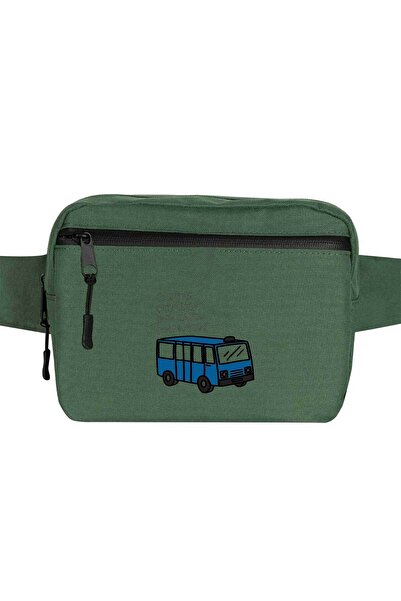 CrowsGate Dolmuşum Waist Bag Green Color