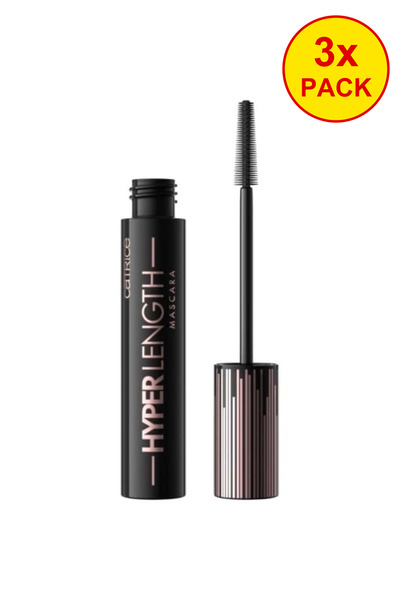 Catrice 3x PACK Hyper Length Lengthening Mascara 010 Endless Black, Catrice, ...