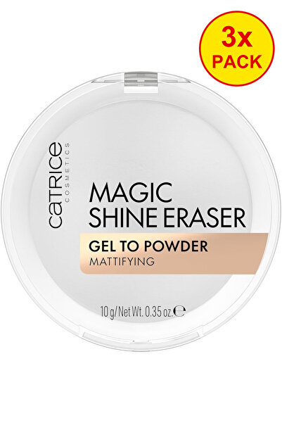 Catrice 3 броя Magic Shine Гел за изтриване от гел към прах, №. 010, Прозраче...