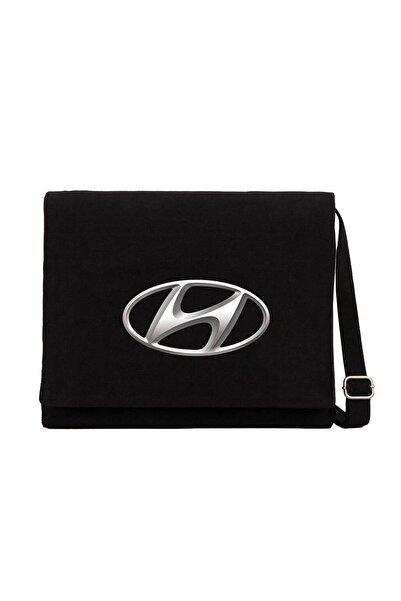 CrowsGate Hyundai logo crna kurirska torba crna platnena kurirska torba