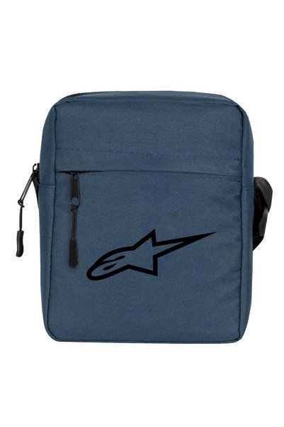 CrowsGate Alpinestars Black Logo Shoulder Bag Navy Blue Color