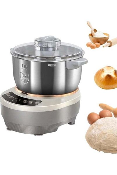 Generic Brand 7L Professional Dough Mixer with Timing & Touch Panel, Stainles...