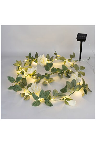 OEM Solar Flower Garland & 20 Flash LED Bulbs for Indoor - Outdoor Spaces 1.9...