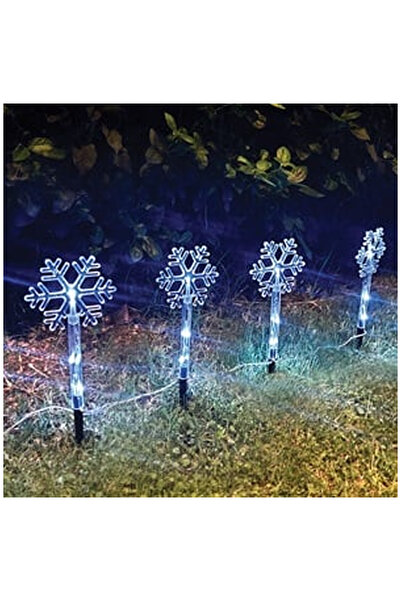 OEM Instalatie de Lumini Fulgi Transparenti 24cm cu Stick LED Operat cu Bater...