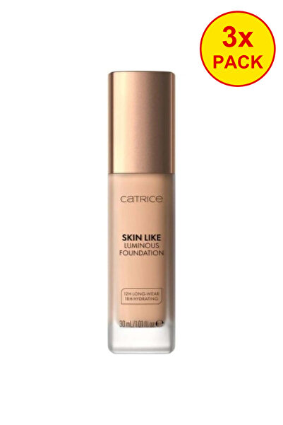 Catrice 3x PACK Skin Like Luminous Foundation, 20 N Catrice, 30 ml