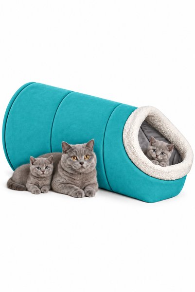 Nerotex Alaska Model Kedi Dogum Yatağı Anne Ve 4 Yavrusu