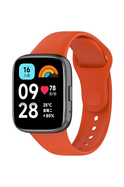 XGSM Curea din silicon pentru Xiaomi Redmi Watch 3 Active, Portocalie