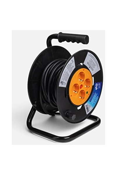 OEM Extension Cord on Reel with 4 Schuko Sockets 10m