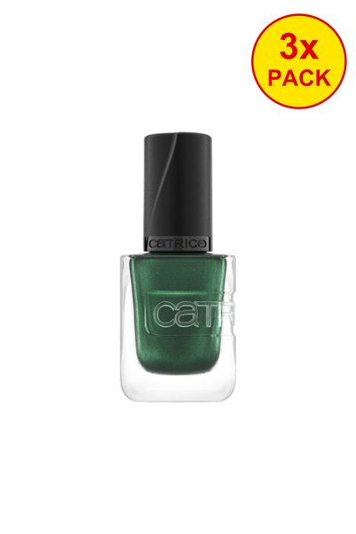 Catrice 3x PACK Nail polish, 047 Deep Woods Spell, Gel Affair, 10.5 ml,