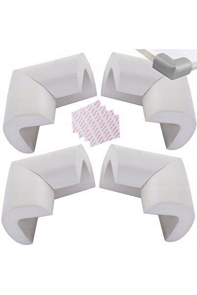 VERK Child protection set 4 soft corner protectors, foam, gray