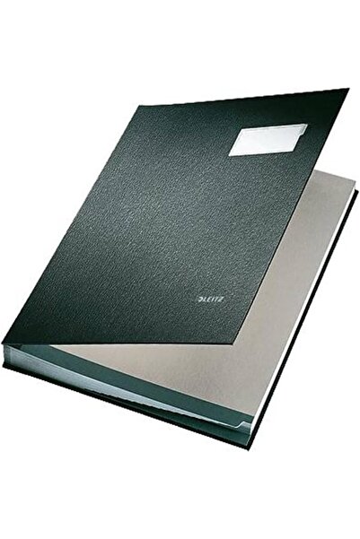 Leitz 57000135 دفتر توقيعات قابل للتوسيع مع 20 فاصل للبطاقات، مقاس A4