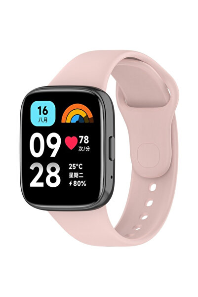 XGSM Curea din silicon pentru Xiaomi Redmi Watch 3 Active, Roz