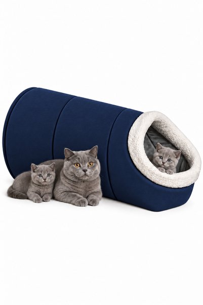 Nerotex Alaska Model Kedi Dogum Yatağı Anne Ve 4 Yavrusu