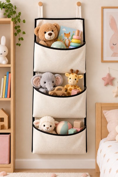Paris Home Multi-Purpose Behind Door Wall Cabinet with Pockets Bathroom Kitch...
