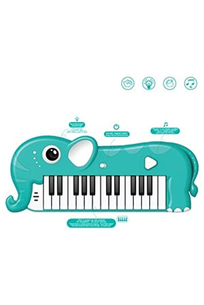OEM Electronic Organ with 25 Keys & Melodies - Elephant Model