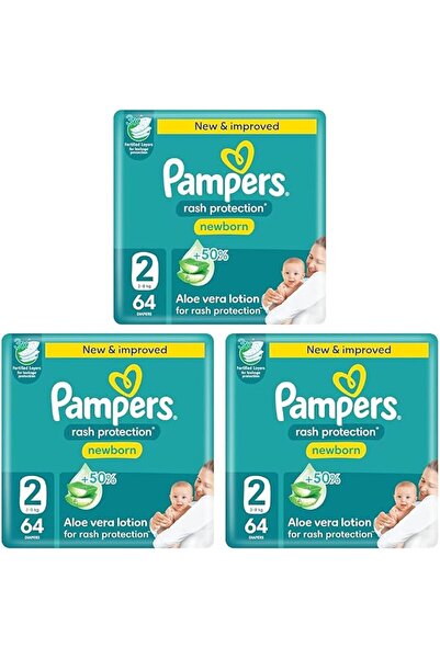 GENERAL Pampers Diapers with Tape, Size 2, 3-8 Kg, Jumbo Box, 136 Diapers