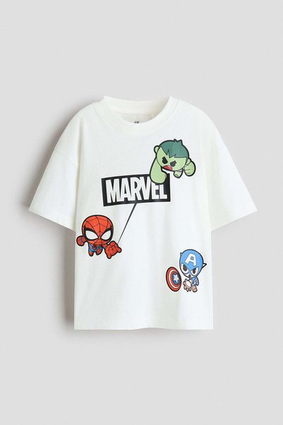 H&M Printed cotton T-shirt