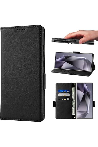 GENERAL For Samsung Galaxy S26 Ultra Flip Cover PU Leather Magnetic Closure K...