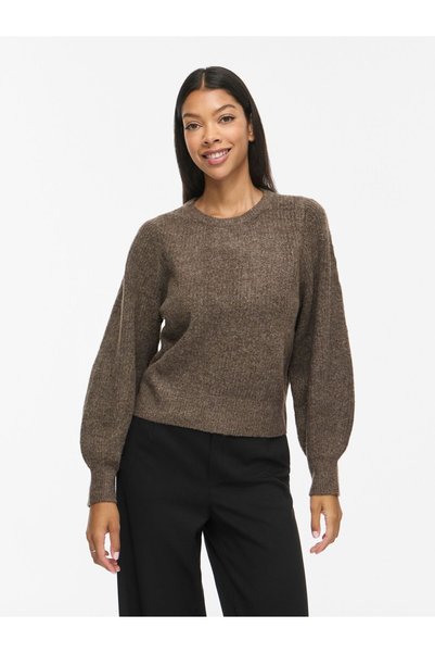 VILA Strickpullover VIKACHEL Rundhals