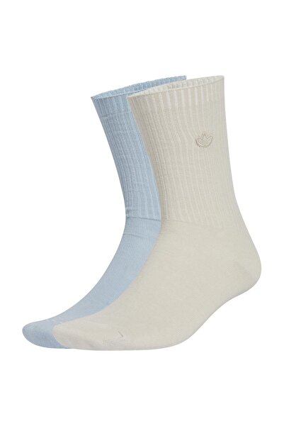adidas Κάλτσες Μεσαίου Ύψους Premium Essentials, Πακέτο 2 ζευγαριών, Μείγμα Β...