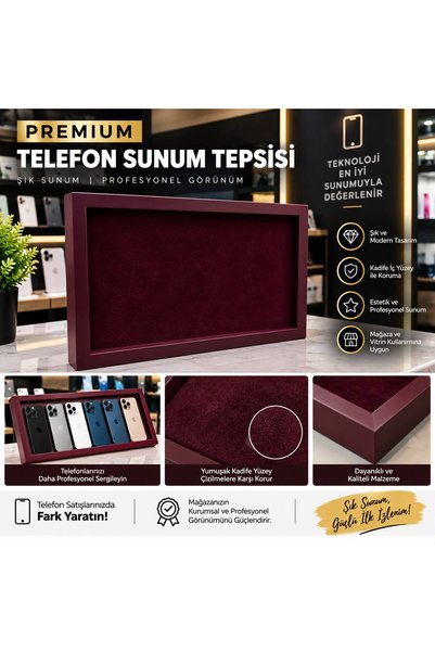 Telefon sunum tepsi