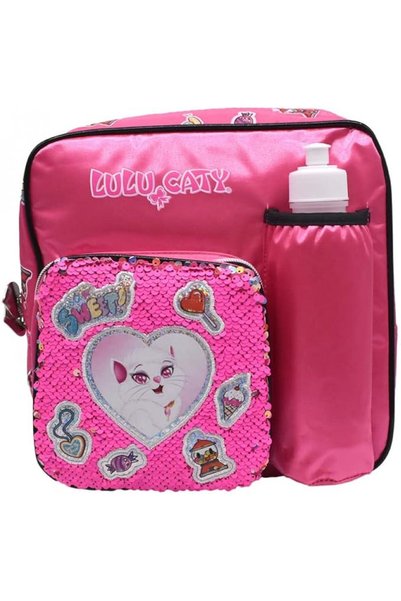 Hello Kitty LU KINDER BCKPCK+WTRBTL,LUNCH,FRK&SPN 11- Multicolor
