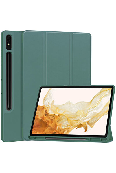 XGSM Husă Samsung Galaxy Tab S9+ cu suport pentru stylus, verde